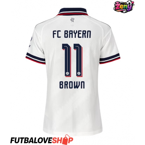 Dres Bayern Munich Nathaniel Brown #11 Preč pre Ženy 2026-27 Krátky Rukáv